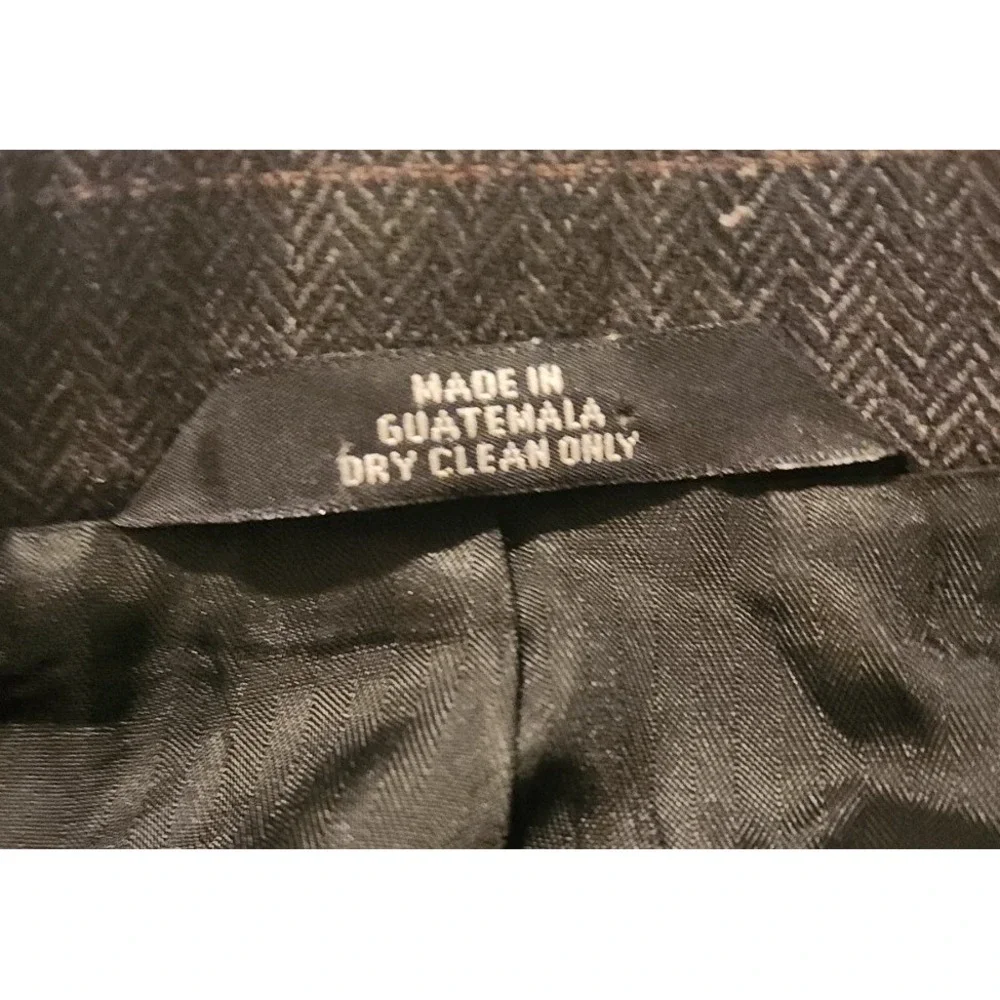 Haggar Collections Plaid Blazer Sport Coat Two‎ Button Jacket